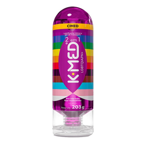 Encontraproduto.com.br - Lubrificante íntimo K-Med LGBTQIA+ 203g