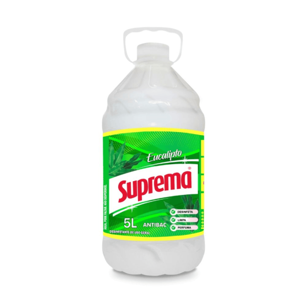 Encontraproduto.com.br - Desinfetante Suprema Eucalipto Bombona com 5L