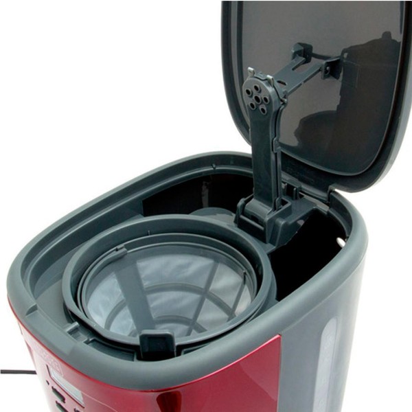 Encontraproduto.com.br - Cafeteira elétrica programável Black & Decker 30 xícaras 220v vermelha