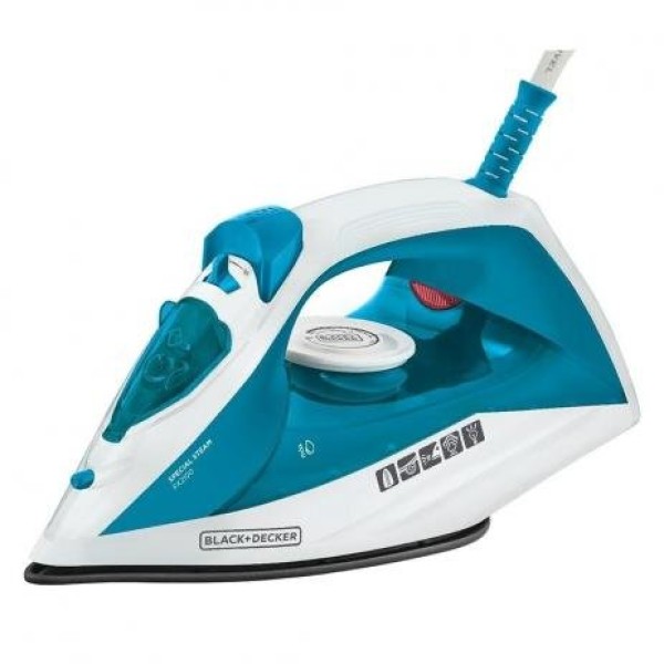 Ferro a Vapor com Revestimento Antiaderente Azul Esverdeado 220V - Black&Decker