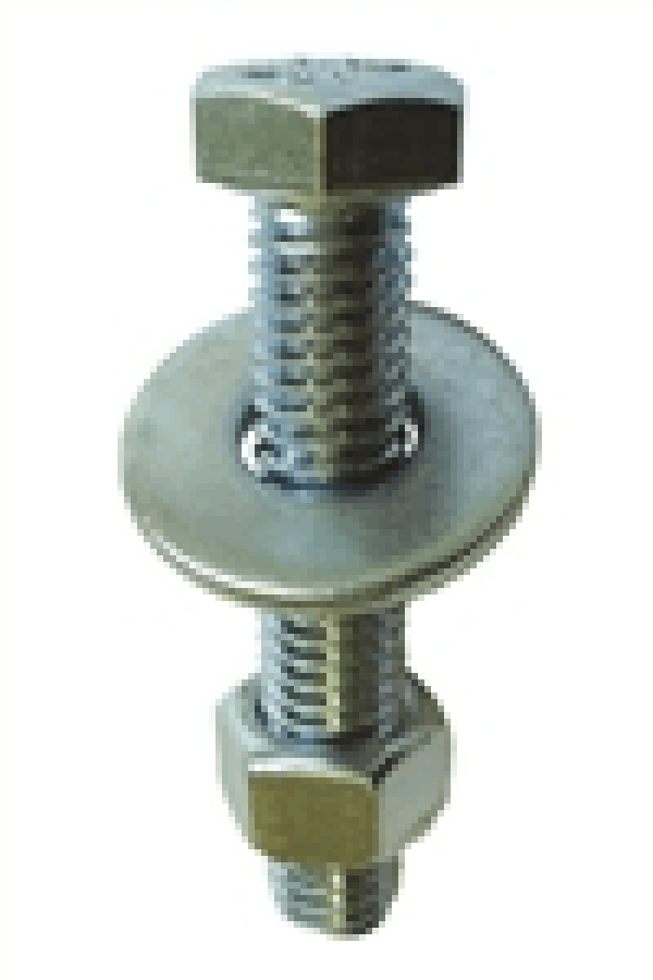 Encontraproduto.com.br - Parafuso Sextavado Com Porca+Arruela 5/16x2 2 Unidades Fixtil