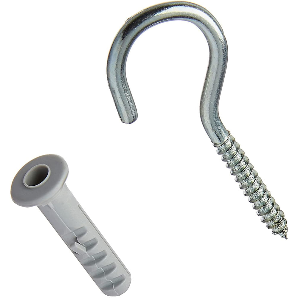 Gancho 4.4mmx70mm Com Bucha 08mm 25 Unidades Fixtil