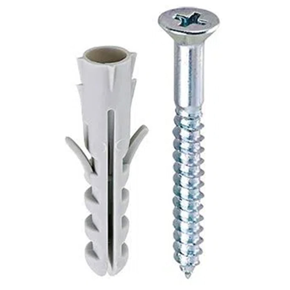 Encontraproduto.com.br - Parafuso Para Madeira Fixtil 6,1x65mm com Bucha 10mm Pmb/11