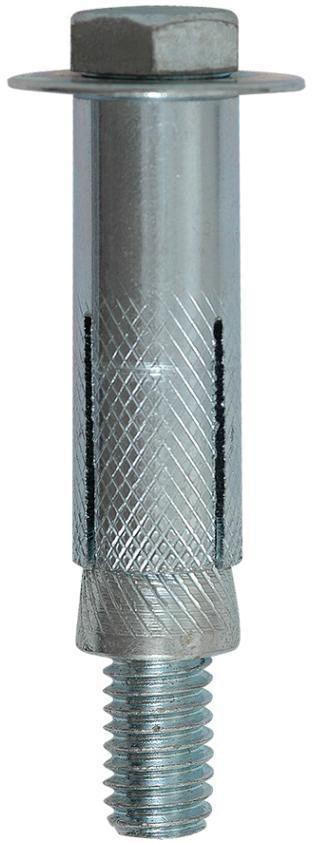 Encontraproduto.com.br - Chumbador Com Parafuso 1/4x2 2 Unidades Fixtil