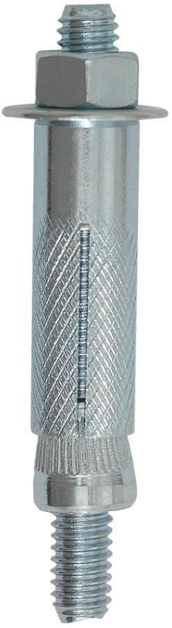 Chumbador com Prisioneiro Fixtil 5/16X75mm Cartela com 2 Unidades