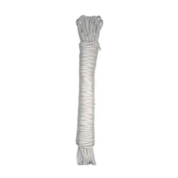 Encontraproduto.com.br - Corda Poliéster Multifilamento Para Varal 3mmx13m Branco Fixtil