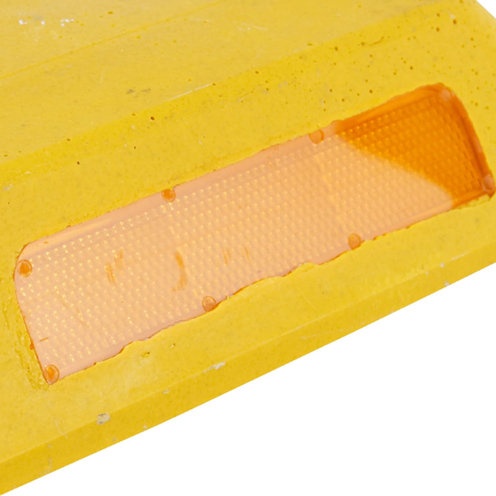 Tachão Bidirecional 25x15x5 Amarelo Fixtil