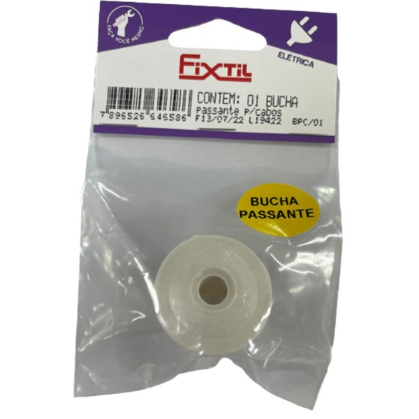 Bucha Passante Para Cabo Coax Fixtil