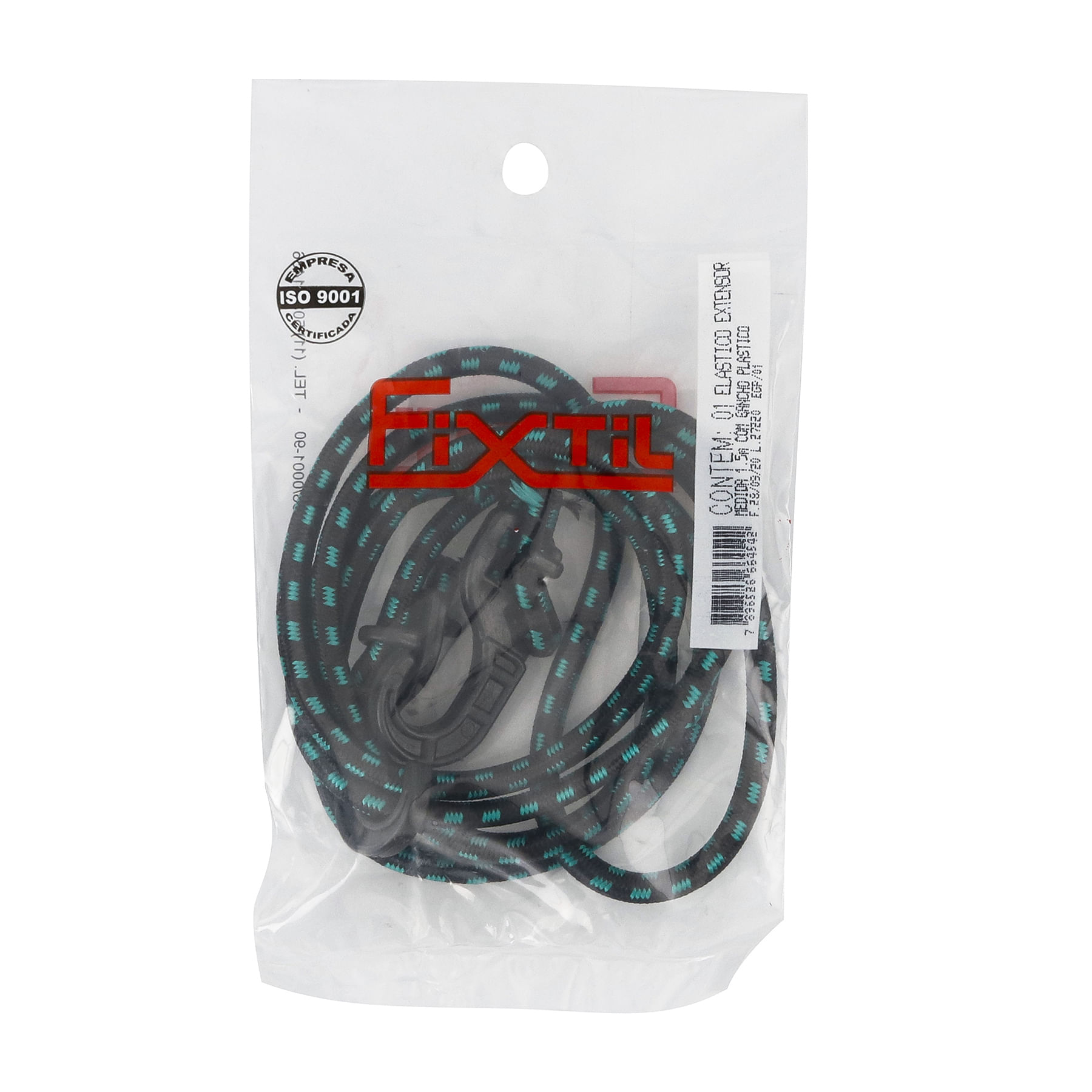 Encontraproduto.com.br - Elástico Extensor Com Gancho Plástico 1.5m Fixtil