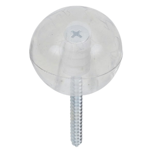 Encontraproduto.com.br - Batedor De Porta Transparente Fixtil