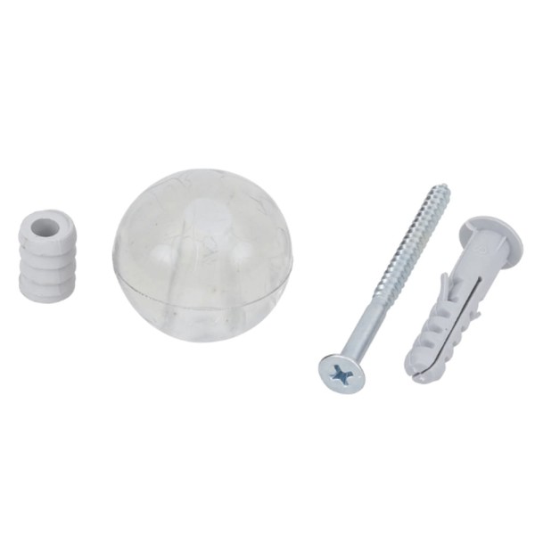 Encontraproduto.com.br - Batedor De Porta Transparente Fixtil