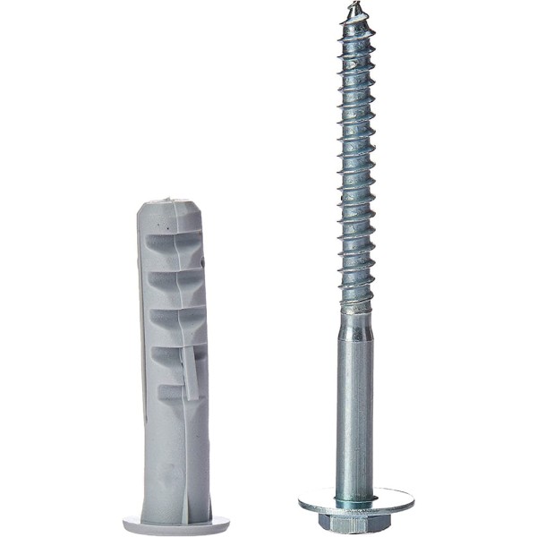 Parafuso Sextavado Com Bucha 1/4x70mm /10mm 2 Unidades Fixtil