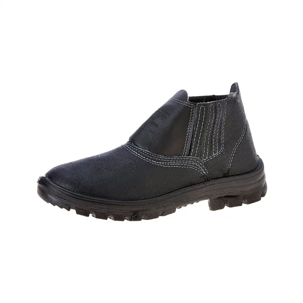 Encontraproduto.com.br - Botina Elástico Preto Com Biqueira 38 Fixtil