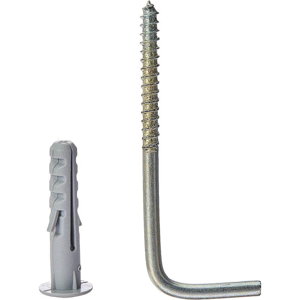 Encontraproduto.com.br - Escápula Zincada 4,9x70mm Com Bucha Anel 10mm 10 Unidades Fixtil
