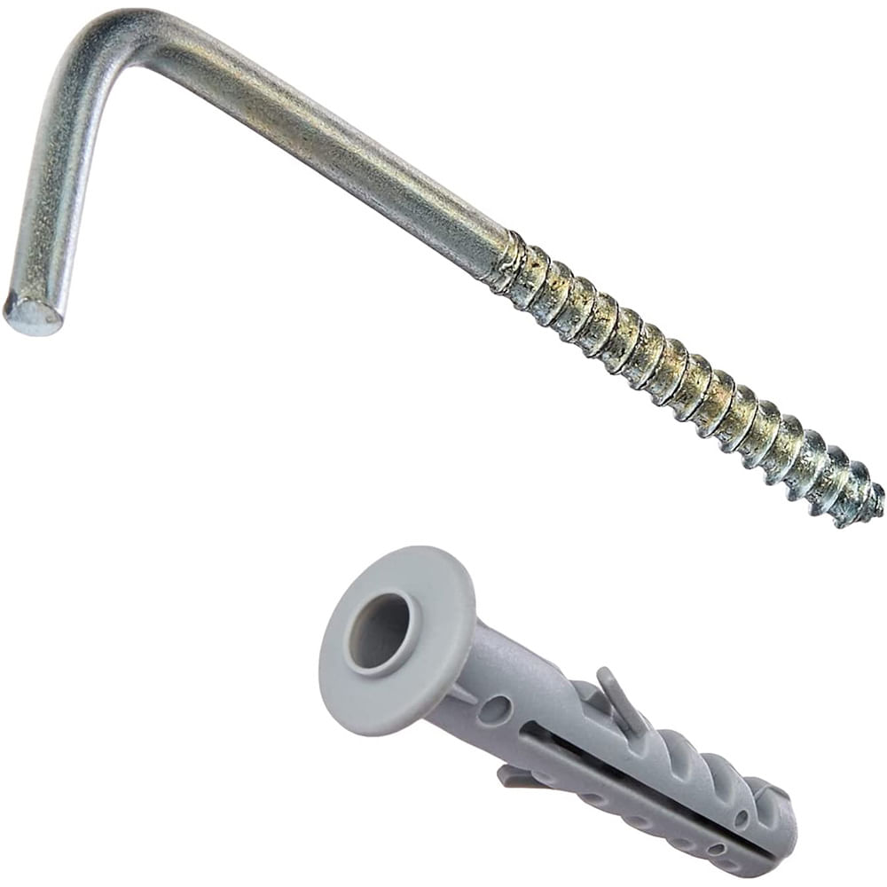 Encontraproduto.com.br - Escápula Zincada 4,9x70mm Com Bucha Anel 10mm 10 Unidades Fixtil