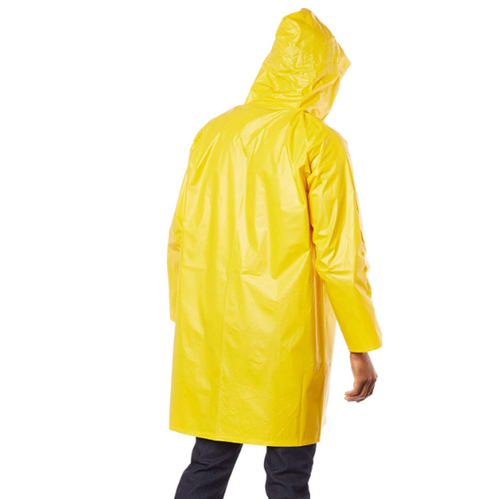 Encontraproduto.com.br - Capa De Chuva G Manga Longa Amarela Fixtil