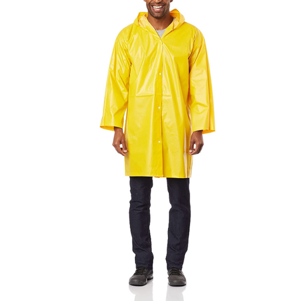 Encontraproduto.com.br - Capa De Chuva G Manga Longa Amarela Fixtil