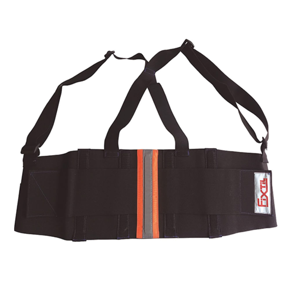 Cinto Ergonômico Com Refletivo Preto M Fixtil