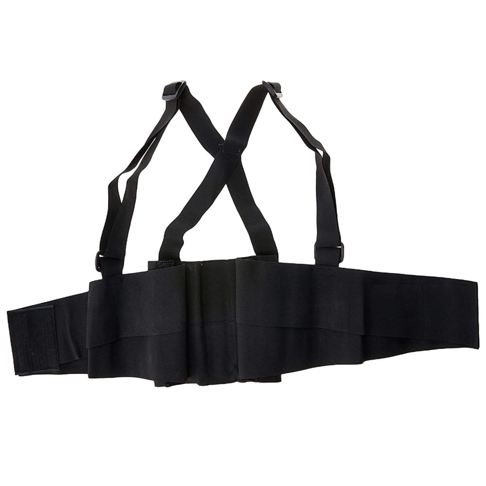 Encontraproduto.com.br - Cinto Ergonômico Com Refletivo Preto M Fixtil