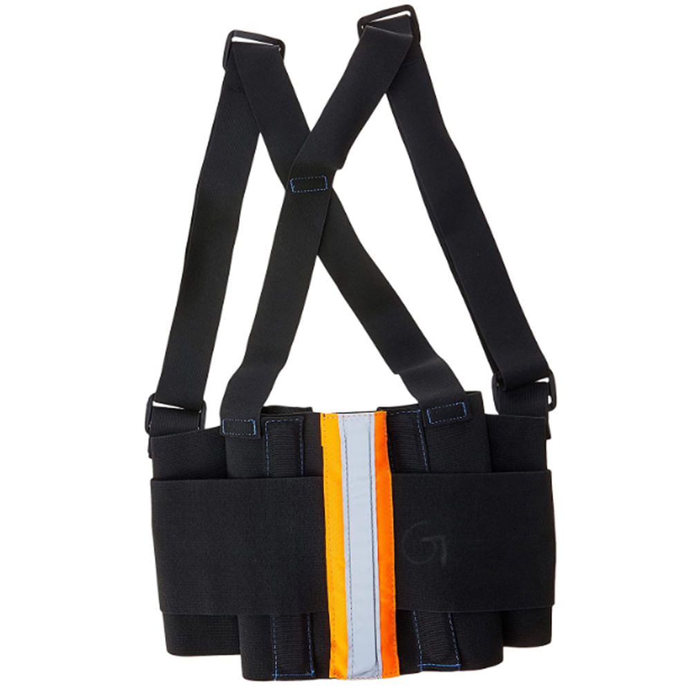 Encontraproduto.com.br - Cinto Ergonômico Com Refletivo Preto M Fixtil