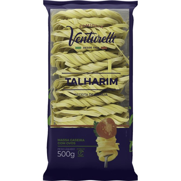 Macarrão Venturelli Caseiro com Ovos Talharim n° 2 500g