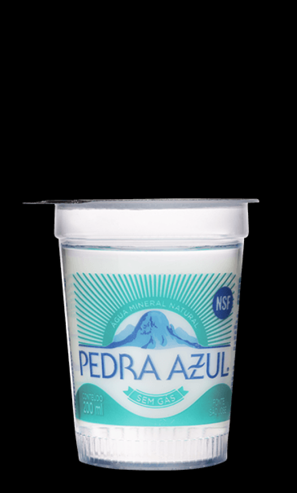 AGUA MINERAL PEDRA AZUL COPO 200ML