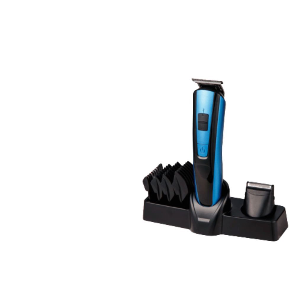 Encontraproduto.com.br - Cortador de Cabelo Preto com Azul Útil Eletro Bivolt