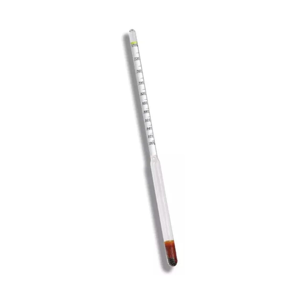 Densímetro segundo Baumé 40-70° resolução 1° corpo 300mm calibrado a 20°C Incoterm 5670