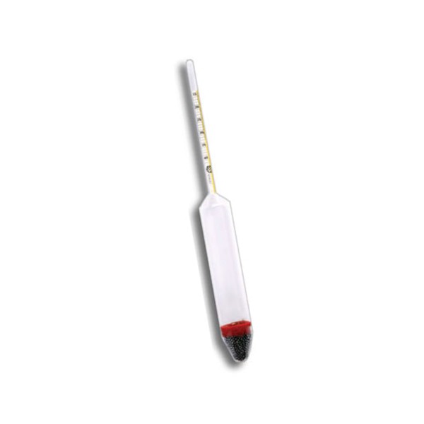Encontraproduto.com.br - Densímetro Lacto-Densímetro 15/40 x 1g/ml 210mm Calibrado a 15°C Incoterm 5783.1