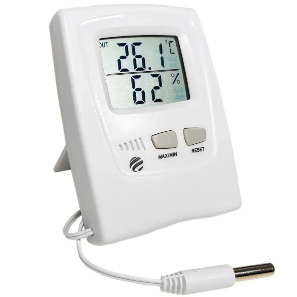 Encontraproduto.com.br - Termohigrômetro Digital Max/min Com Cabo Incoterm (MP)