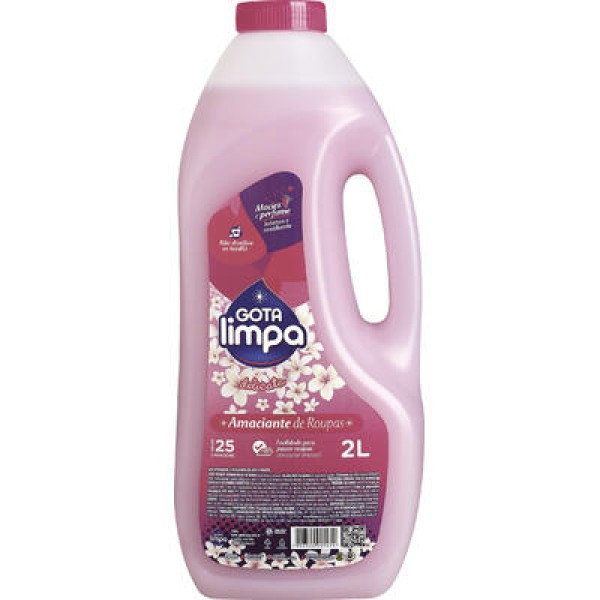 Encontraproduto.com.br - Amaciante para Roupa Gota Limpa Delicata Frasco com 2L