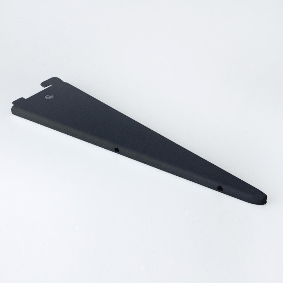 Encontraproduto.com.br - Suporte Para Trilho Fico Duplo Encaixe Preto 38cm