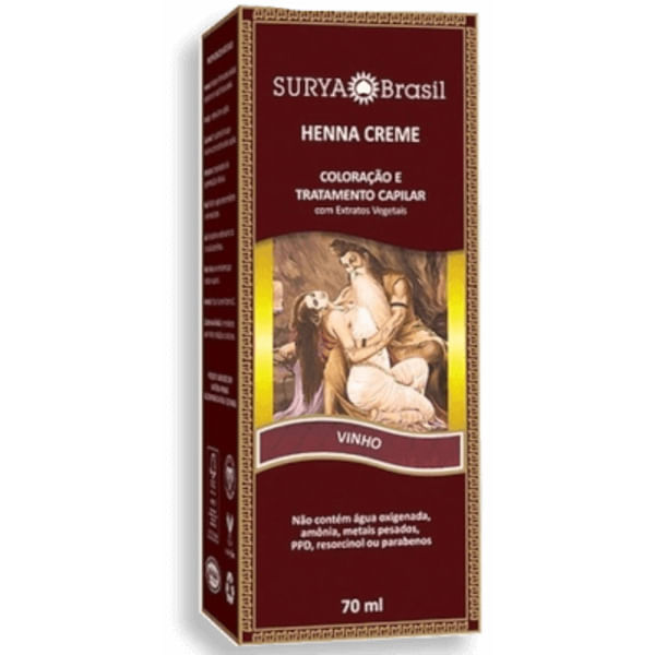 Encontraproduto.com.br - Henna Surya Creme Vinho