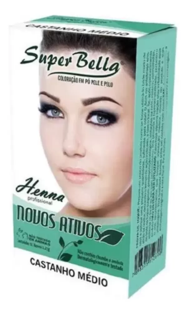 Encontraproduto.com.br - Tintura Henna Para Sobrancelha Surya Castanho Médio