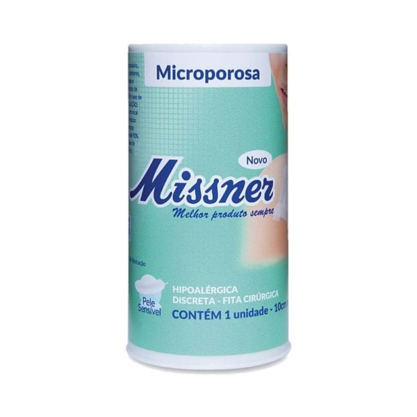Encontraproduto.com.br - FITA MISSNER MICROPOROSA BRANCA 10CM X 4,5