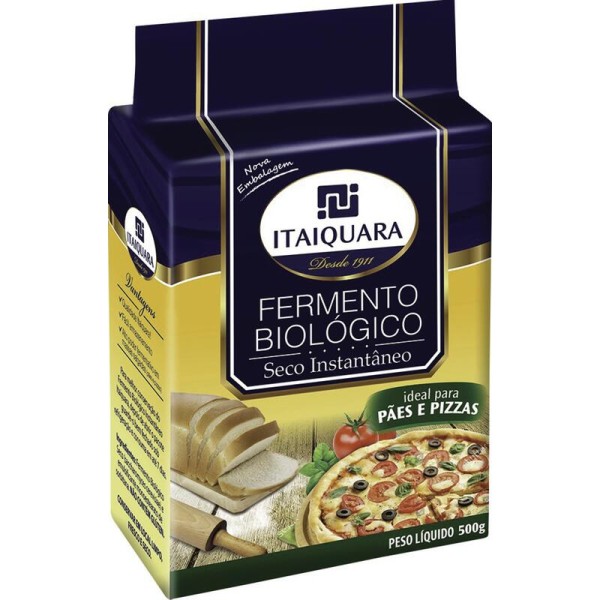 Encontraproduto.com.br - Fermento Itaiquara Instantâneo - Salgado Pacote com 500g