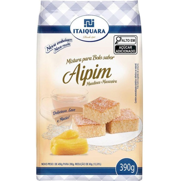 Encontraproduto.com.br - Mistura para Bolo Itaiquara Aipim Pouch com 390g