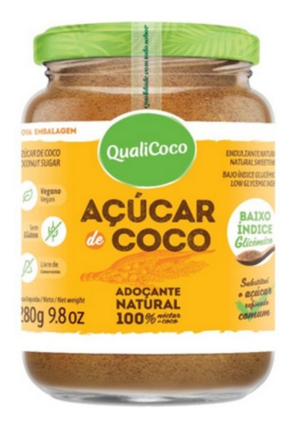 Açúcar De Coco Qualicoco 280 G