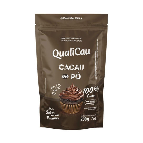 Encontraproduto.com.br - Cacau em Pó 100% 200g QualiCoco