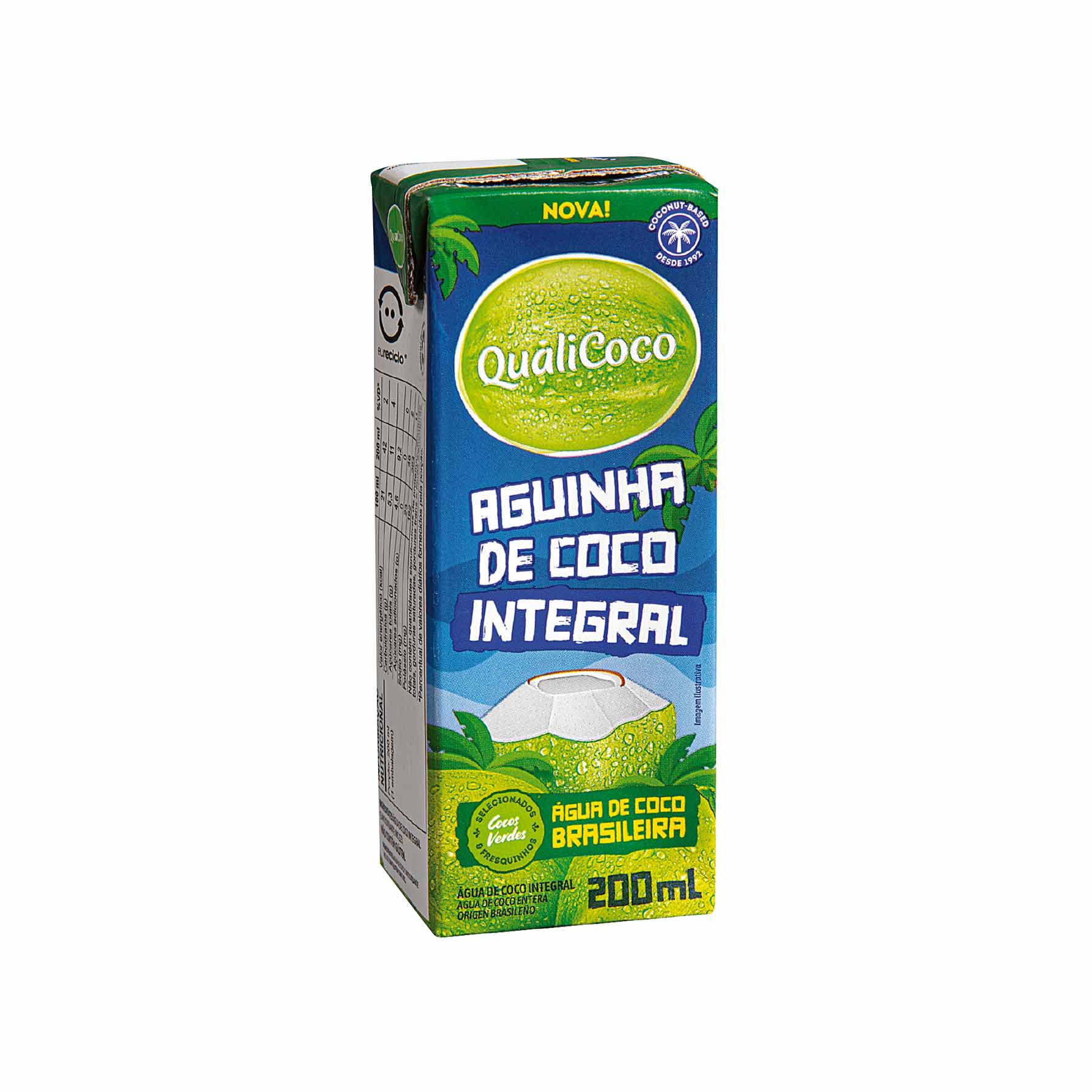Encontraproduto.com.br - Água de Coco Integral Qualicoco 200ml