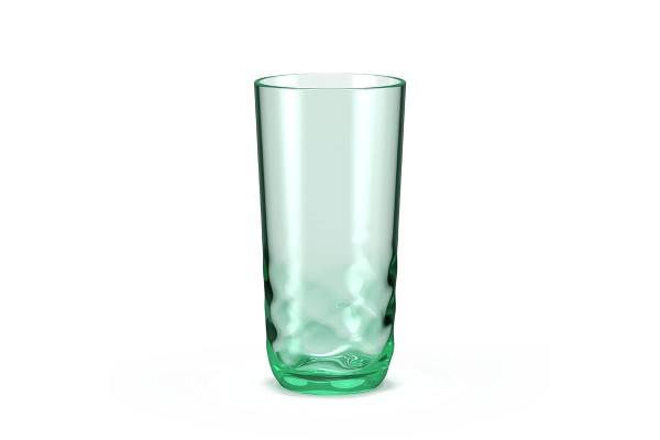 Copo 400 ml Plástico Cor Verde Soft Linha Wave Coza