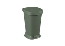 Encontraproduto.com.br - Lixeira com Pedal 5 L Flora Plástico Cor Verde Amazon Linha Flora Coza