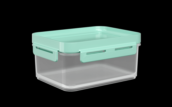 Encontraproduto.com.br - Pote Hermético Flap  18,5 x 14,5 x 8,5 cm 1 L