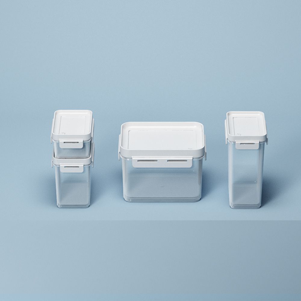 Encontraproduto.com.br - Pote Hermético Flap Coza 1,5 L Branco