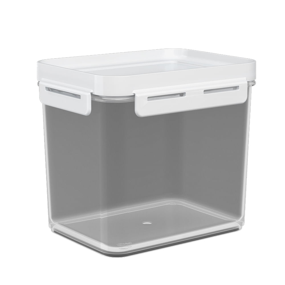 Pote Hermético Flap Coza 2,2 L Branco