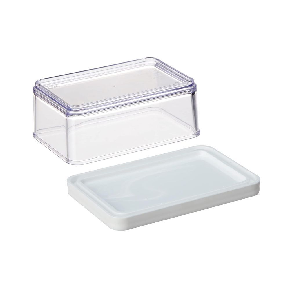 Encontraproduto.com.br - Pote Clear Mini 7,9 X 11,7 X 5 Cm 200 Ml Branco Coza