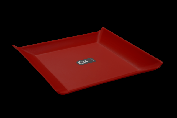 Prato quadrado Casual Grande Cozy 20,6 x 20,6 x 2,6 cm