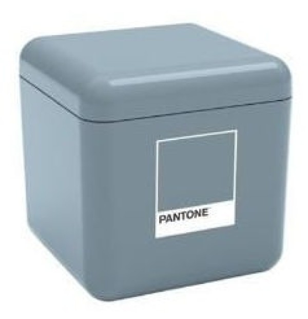 Porta-algodão E Cotonetes Coza Cube 8,5cm Azul