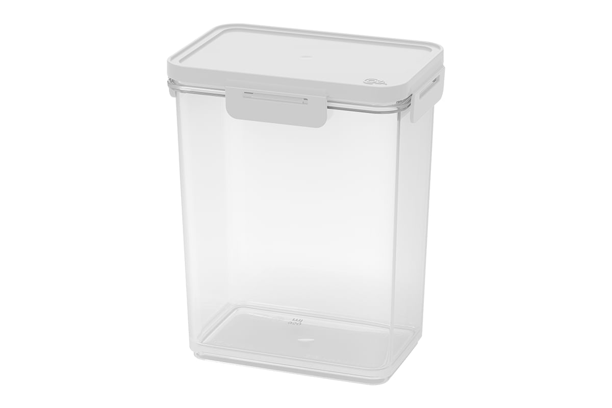 Encontraproduto.com.br - Pote Hermetico Hug 950Ml Branco Brinox