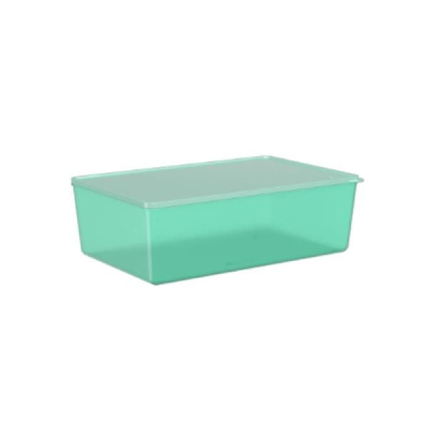Encontraproduto.com.br - Pote em plástico Coza Basic 4,5 litros verde elétrico
